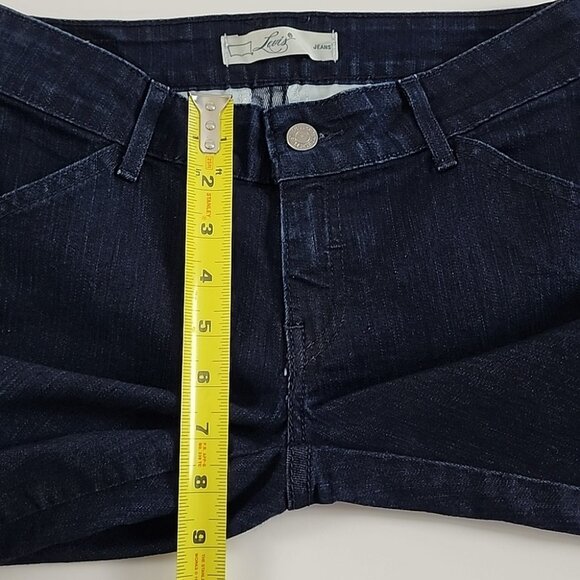 Levi's Women's Cargo Jeans Blue Denim Slim Skinny Zip Ankles Stretch Size 2M - Picture 13 of 14